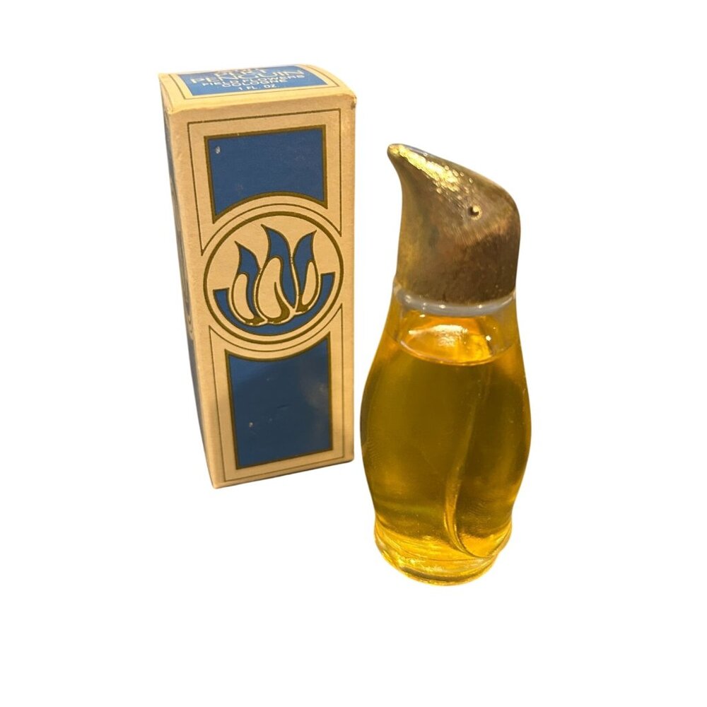 Vintage AVON Pert Penguin Field Flowers Splash Cologne In Box 1 Fl. Oz